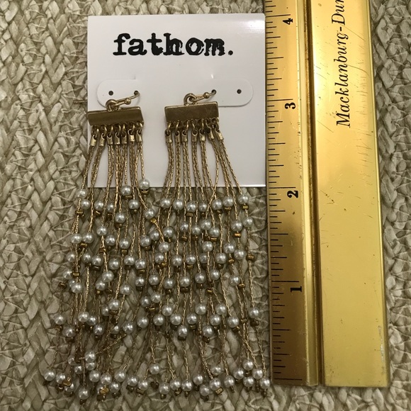 fathom. Beautiful Boho Dangle Earrings. - Picture 6 of 6